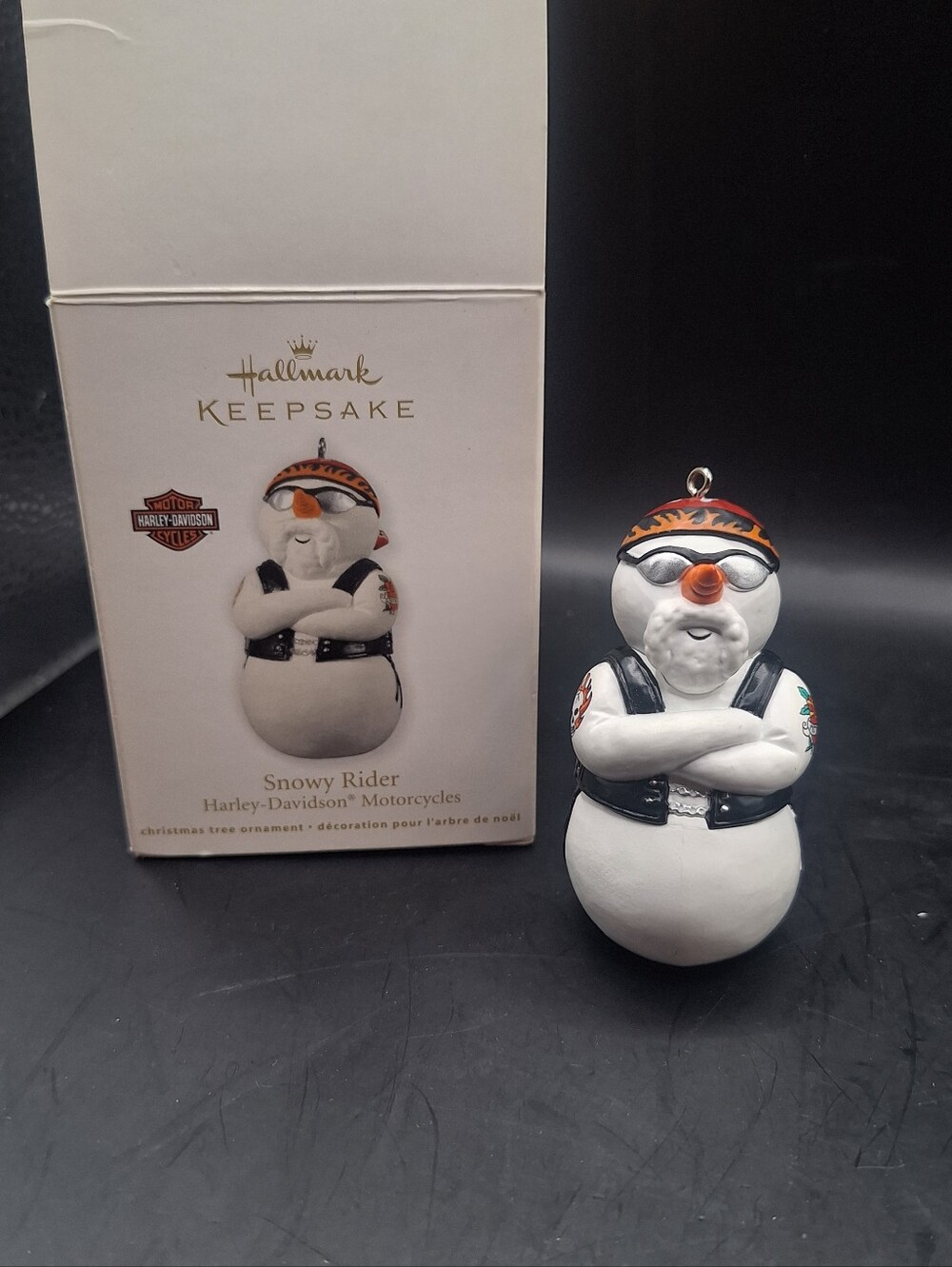 Hallmark Ornament Snowy Rider Harley Davidson Motorcycles from 2012